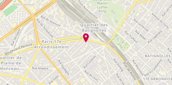 Plan de MAISON BAHYA sur rdv, 105 Rue de Saussure, 75017 Paris