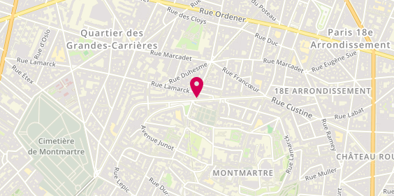Plan de Par l'Objet, 103 Rue Caulaincourt, 75018 Paris