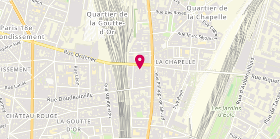 Plan de Plein Orgue, 5 Rue Ordener, 75018 Paris