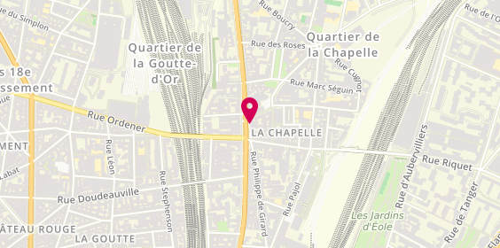 Plan de Grand Palais des Affaires, 8 Rue de la Chapelle, 75018 Paris