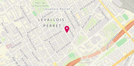 Plan de Galerie d'Art Carré d'Artistes Levallois Perret, 44 Rue du Président Wilson, 92300 Levallois-Perret