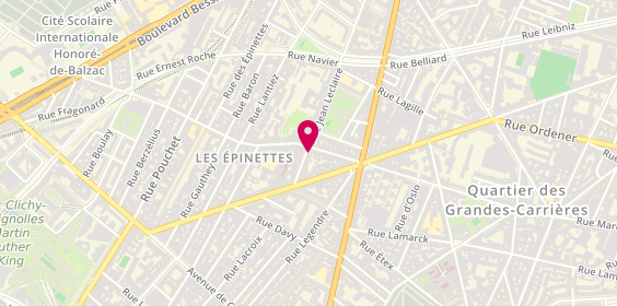 Plan de Sweet Home, 19 Rue de la Jonquière, 75017 Paris