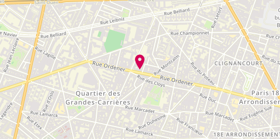 Plan de Deco Elements, 150 Rue Ordener, 75018 Paris