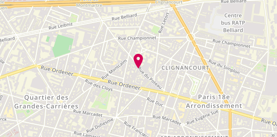 Plan de Gifi, 33 Rue du Poteau, 75018 Paris