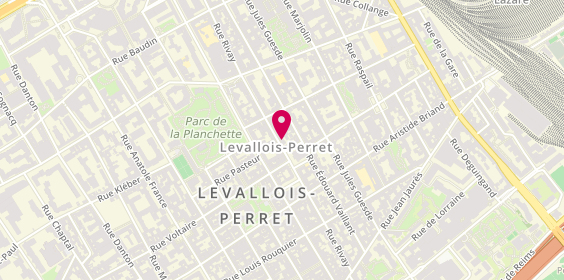 Plan de Atelier Rivay, 38 Bis Rue Rivay, 92300 Levallois-Perret