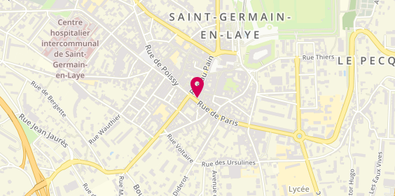 Plan de Carré Blanc, 7 Rue de Paris, 78100 Saint-Germain-en-Laye