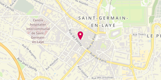 Plan de Maison du Rideau, 14 Rue de Poissy, 78100 Saint-Germain-en-Laye