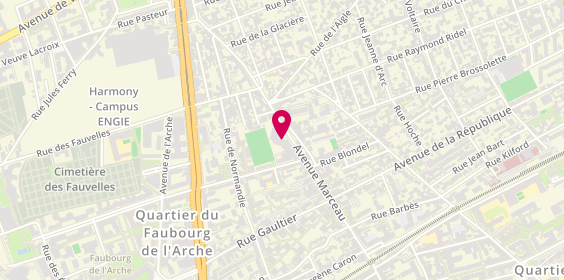 Plan de Petit 11, 73 avenue Marceau, 92400 Courbevoie