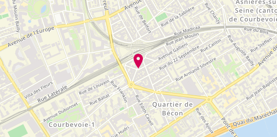 Plan de Décoloft, 1 Avenue Galliéni, 92400 Courbevoie