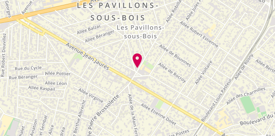 Plan de Les Pavillons Magiques, 11 All. Robillard, 93320 Les Pavillons-sous-Bois