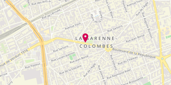 Plan de Gitem, 74 Boulevard de la République, 92250 La Garenne-Colombes