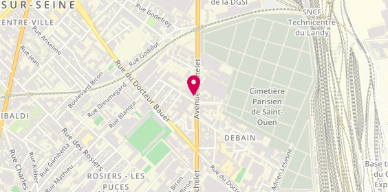 Plan de STEGER Marie, 76 Avenue Michelet, 93400 Saint-Ouen-sur-Seine