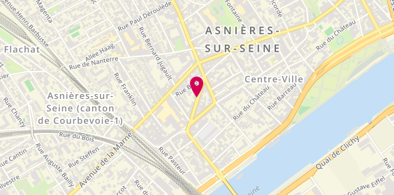 Plan de Maison Fika, 55 Bis grande Rue Charles de Gaulle, 92600 Asnières-sur-Seine