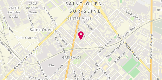 Plan de Le Garage - Christian Sapet, 7 Rue Alexandre Bachelet
Vla Cendrier, 93400 Saint-Ouen-sur-Seine