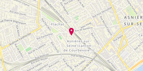 Plan de Delcambre, 52 avenue Flachat, 92600 Asnières-sur-Seine