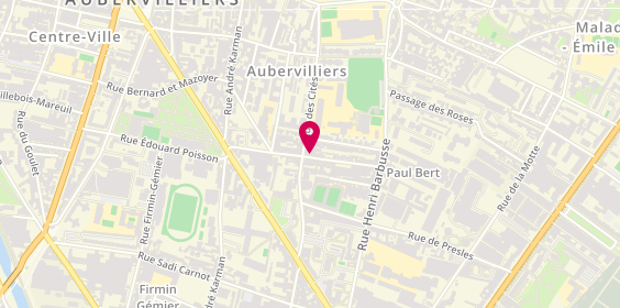 Plan de Bargraph, 21 Rue Guyard Delalain, 93300 Aubervilliers