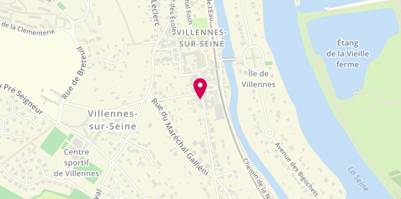 Plan de L' Artisane Bucolique, 341 avenue Georges Clemenceau, 78670 Villennes-sur-Seine