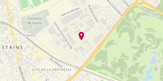 Plan de Maison de la Peinture, 13 Jean Moulin, 93240 Stains