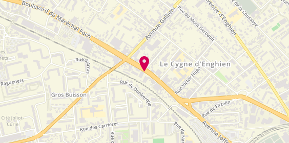 Plan de Ets Picard'Entrepots du Cygne d'Enghien, 81 Avenue Joffre, 93800 Épinay-sur-Seine