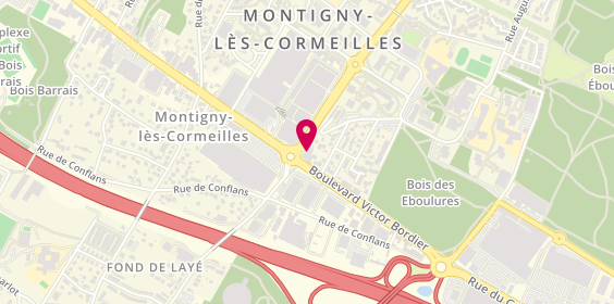 Plan de Interior's Herblay : Meubles et Canapés, 42 Boulevard Victor Bordier Zone Aménagement de la Patte d'Oie d'Herblay, 95370 Montigny-lès-Cormeilles