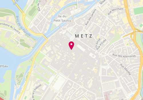 Plan de Nature et Découvertes Metz, 1 Rue des Clercs, 57000 Metz