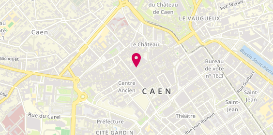 Plan de Caen Stylos, 96 Rue Saint-Pierre, 14000 Caen
