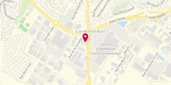 Plan de Toto, Route Louvois 13 Carreaux, 51350 Cormontreuil