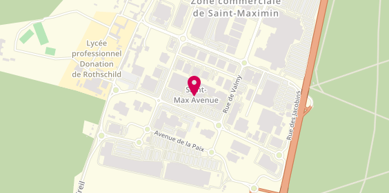 Plan de Carré Blanc, 201 Rue des Girondins Centre Commercial - Saint Max Avenue, 60740 Saint-Maximin
