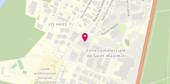 Plan de Maxi Bazar, 91 Rue Olympe de Gouges, 60740 Saint-Maximin