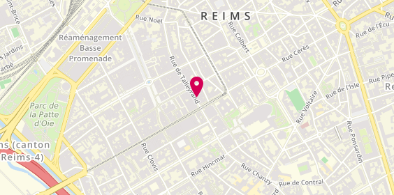 Plan de A l'Iris de Florence, 8 Rue de Talleyrand, 51100 Reims