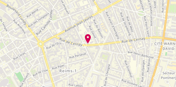 Plan de LOBRY Didier, 41 Rue de Cernay, 51100 Reims