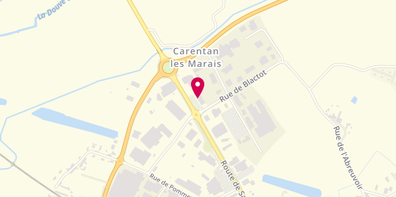 Plan de Centrakor Carentan, Zone Industrielle De
Blactot, 50500 Carentan