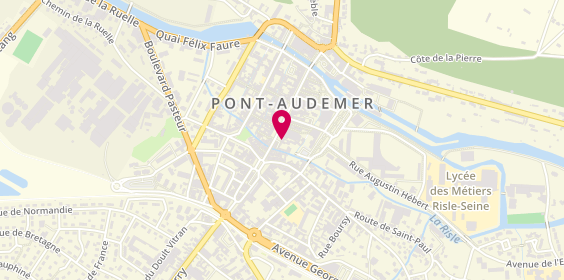 Plan de Maison Romy, 6 Rue de la République, 27500 Pont-Audemer