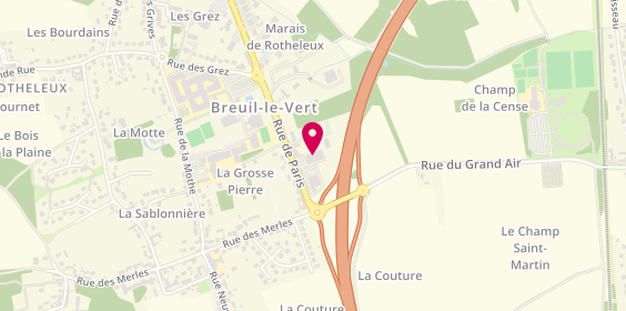 Plan de Bazarland Breuil-le-Vert, 849 Route de Paris, 60600 Breuil-le-Vert