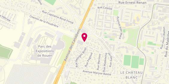 Plan de Saint Maclou, Rue Georges Bizet, 76800 Saint-Étienne-du-Rouvray