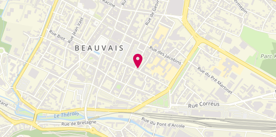 Plan de VA Décoration, 47 Rue de la Madeleine, 60000 Beauvais