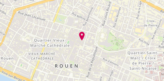 Plan de Madura, 28 Rue de l'Hôpital, 76000 Rouen