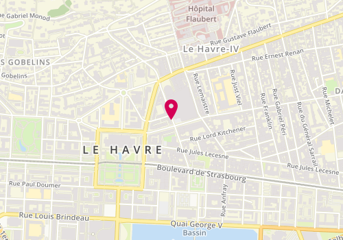 Plan de La Maison du Placard, 25 Casimir Périer, 76600 Le Havre