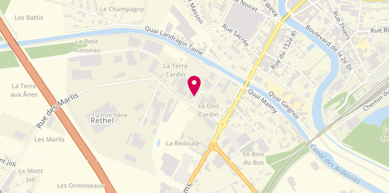 Plan de Jardinerie Pollet, Rue de la Sucrerie, 08300 Sault-lès-Rethel