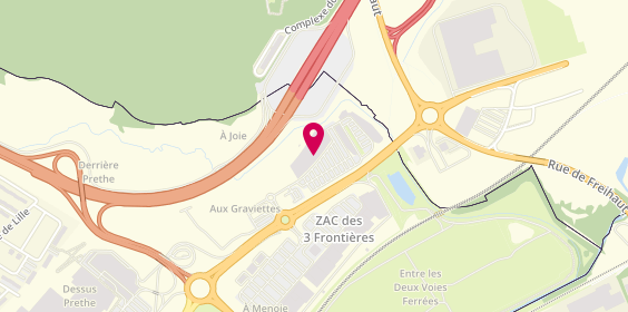Plan de Conforama, Boulevard de l'Europe Z.A.C des 3 Frontières, 54350 Mont-Saint-Martin