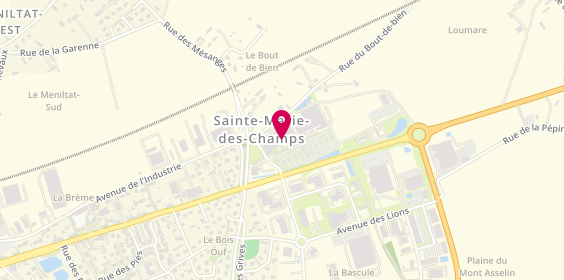 Plan de Centrakor, 175 avenue René Coty, 76190 Sainte-Marie-des-Champs