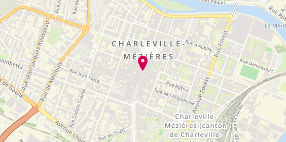 Plan de La Chaise Longue, 33 Rue de la République, 08000 Charleville-Mézières