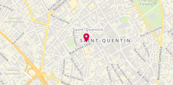 Plan de Home Concept, 32 Rue Emile Zola, 02100 Saint-Quentin