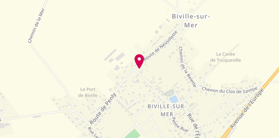 Plan de ARNOULT Angélique, 57 Rue Eglise Biville Sur Mer, 76630 Petit-Caux