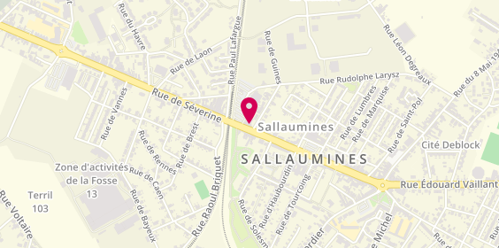 Plan de Coupet Philippart, 7 Rue Arthur Lamendin, 62430 Sallaumines