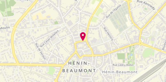 Plan de Hometa, 80 place de la République, 62110 Hénin-Beaumont