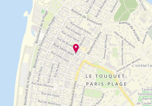 Plan de La Boutique de Mélanie, 45 Rue de Moscou, 62520 Le Touquet-Paris-Plage