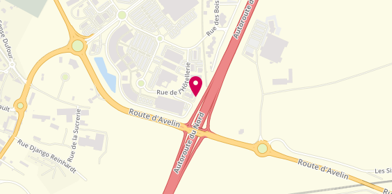 Plan de Conforama Services, Route d'Avelin, 59113 Seclin