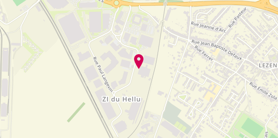 Plan de Rideaux Stores Services, 22 Rue Paul Langevin Zone Industrielle du Hellu, 59260 Lezennes