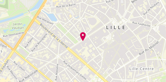 Plan de La Compagnie du Lit, 83 Rue Nationale, 59800 Lille